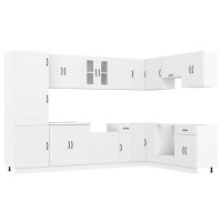 Produktbild för Köksskåp med dörr Kalmar Vit 80 x 46 x 81,5 cm Konstruerat trä