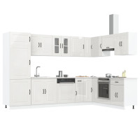 Produktbild för Köksskåp Kalmar Blank vit 80 x 46 x 81,5 cm Konstruerat trä