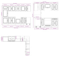 Produktbild för Köksskåp Kalmar Blank vit 80 x 46 x 81,5 cm Konstruerat trä