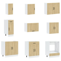 Produktbild för Köksskåp Kalmar Sonoma-ek 80 x 46 x 81,5 cm Konstruerat trä