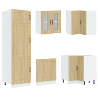 Produktbild för Köksskåp Kalmar Sonoma-ek 80 x 46 x 81,5 cm Konstruerat trä