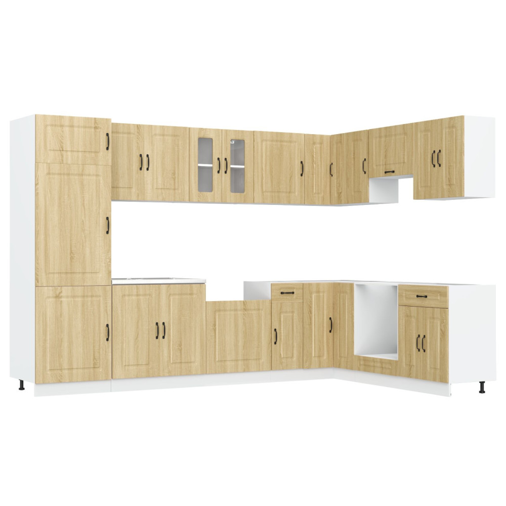 Produktbild för Köksskåp Kalmar Sonoma-ek 80 x 46 x 81,5 cm Konstruerat trä
