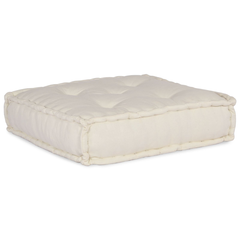 Produktbild för Modulsofa enhet 3 pcs Gräddvit Tyg
