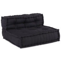 Produktbild för Modulsofa enhet 4 pcs Antracit Tyg