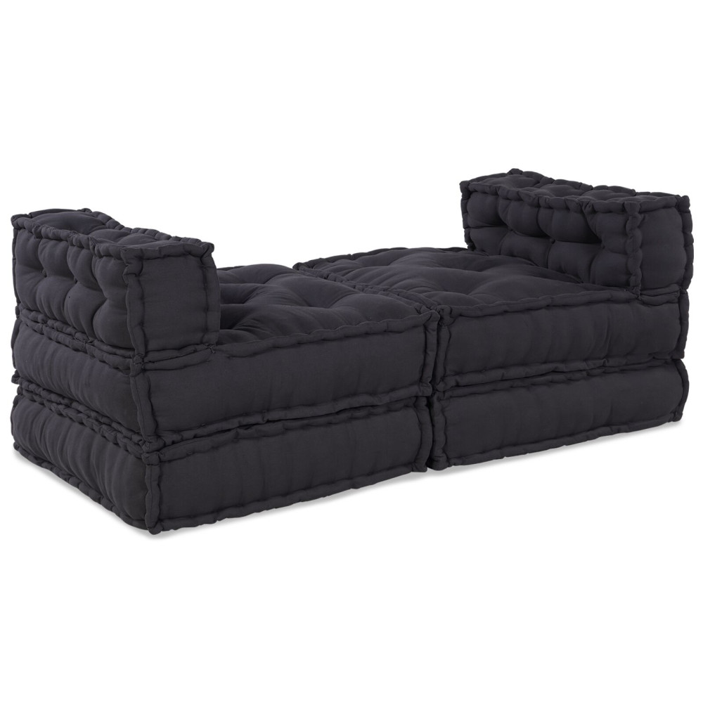 Produktbild för Modulsofa enhet 4 pcs Antracit Tyg
