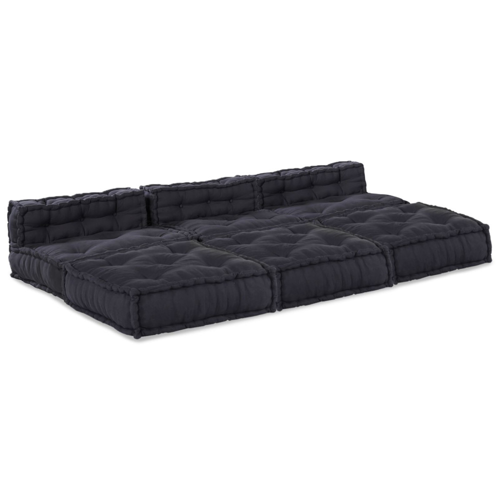 Produktbild för Modulsofa enhet 4 pcs Antracit Tyg