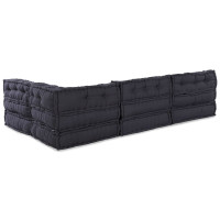 Produktbild för Modulsofa enhet 4 pcs Antracit Tyg