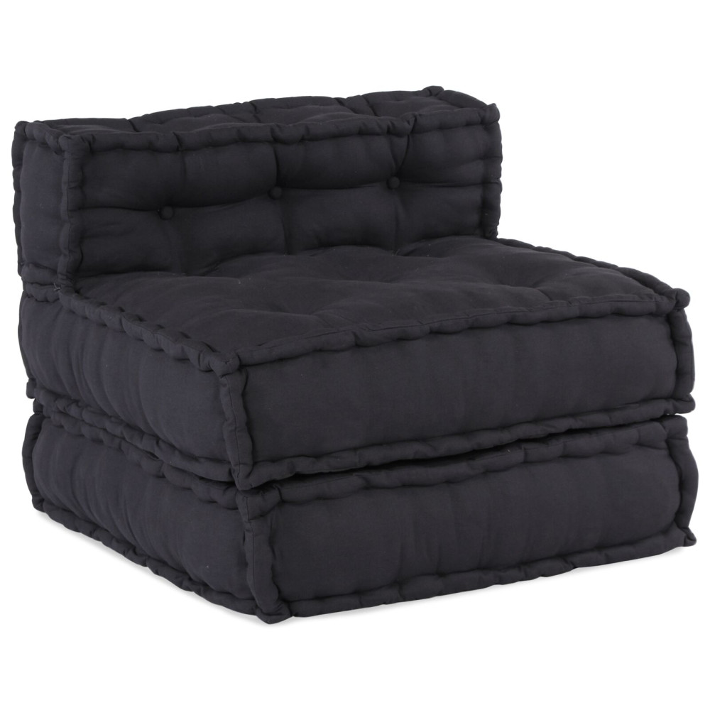 Produktbild för Modulsofa enhet 4 pcs Antracit Tyg
