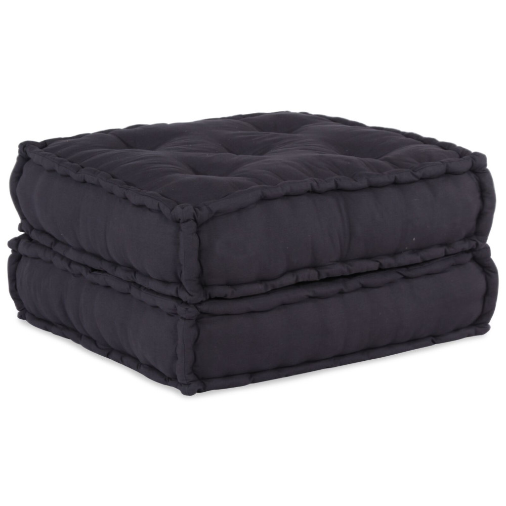 Produktbild för Modulsofa enhet 2 pcs Antracit 140 x 70 x 36 cm Tyg