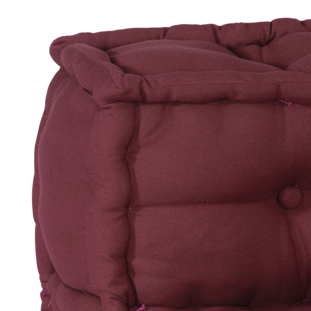 Produktbild för Modulsofa enhet 3 pcs Bordeaux Tyg