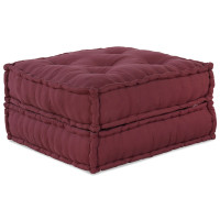 Produktbild för Modulsofa enhet 2 pcs Bordeaux 140 x 70 x 36 cm Tyg