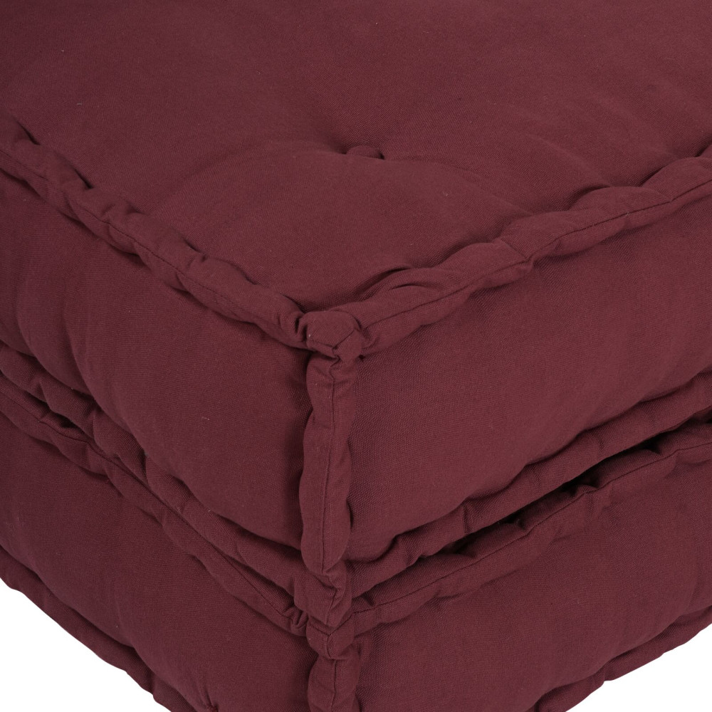 Produktbild för Modulsofa enhet 2 pcs Bordeaux 140 x 70 x 36 cm Tyg
