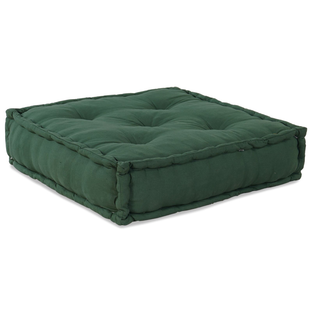 Produktbild för Modulsofa enhet 3 pcs Grön Tyg