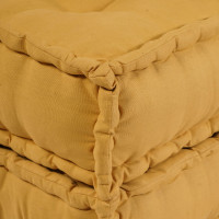 Produktbild för Modulsofa enhet 2 pcs Gul 140 x 70 x 36 cm Tyg