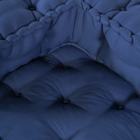 Produktbild för Modulsofa enhet 3 pcs Indigo Tyg