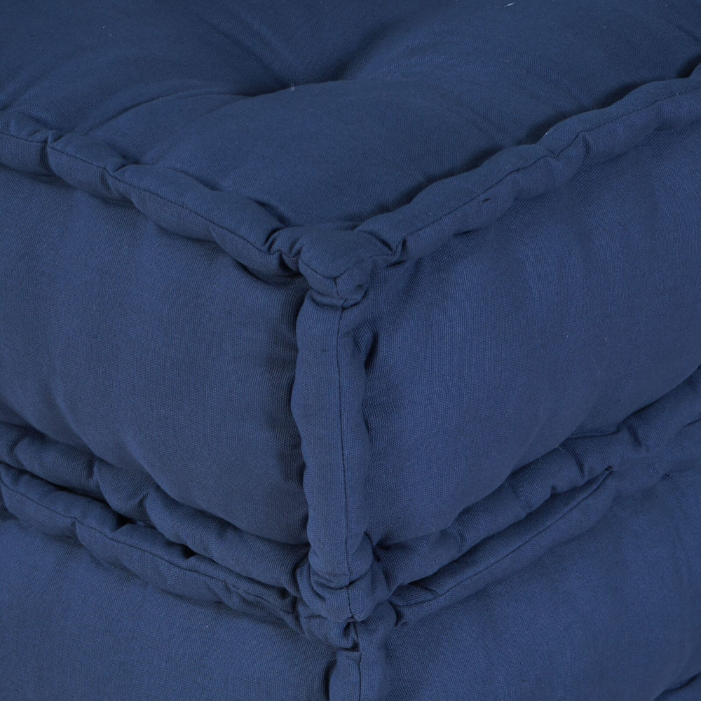 Produktbild för Modulsofa enhet 4 pcs Indigo Tyg
