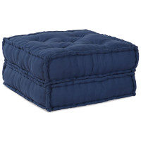 Produktbild för Modulsofa enhet 4 pcs Indigo Tyg