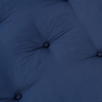 Produktbild för Modulsofa enhet 2 pcs Indigo 140 x 70 x 36 cm Tyg