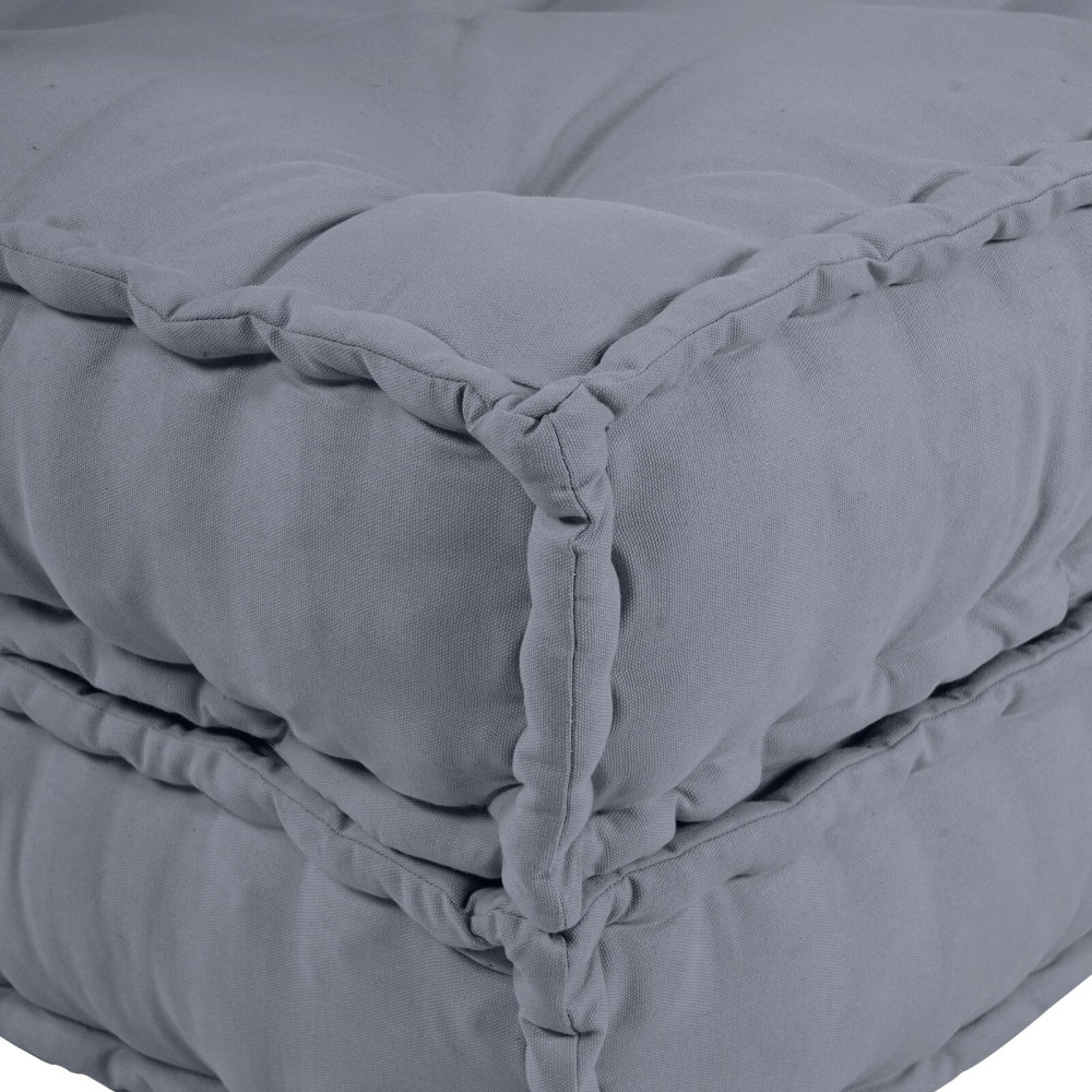 Produktbild för Modulsofa enhet 4 pcs Grå Tyg