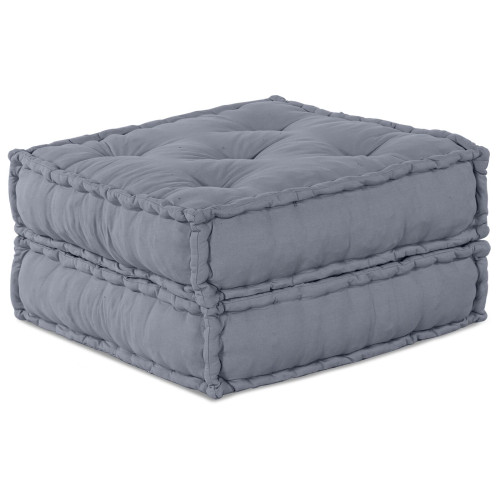 vidaXL Modulsofa enhet 2 pcs Grå 140 x 70 x 36 cm Tyg