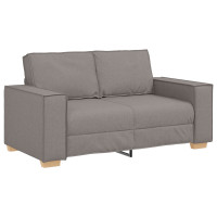 Produktbild för Soffa 3 pcs Taupe 220 x 80 x 84 cm Linnenblandad tyg