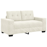 Produktbild för Soffset 3 pcs Kräm 221 x 80 x 80 cm Sammet