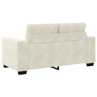 Produktbild för Soffset 3 pcs Kräm 221 x 80 x 80 cm Sammet