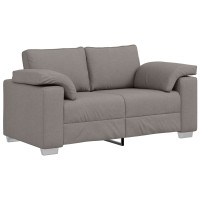 Produktbild för Soffa 2 pcs Taupe 219 x 80 x 82 cm tyg