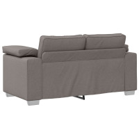 Produktbild för Soffa 2 pcs Taupe 219 x 80 x 82 cm tyg