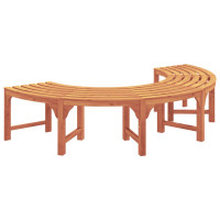 Produktbild för Trädbänk 2 pcs Naturfärg 160 x 80 x 45cm Massiv Eukalyptus Trä