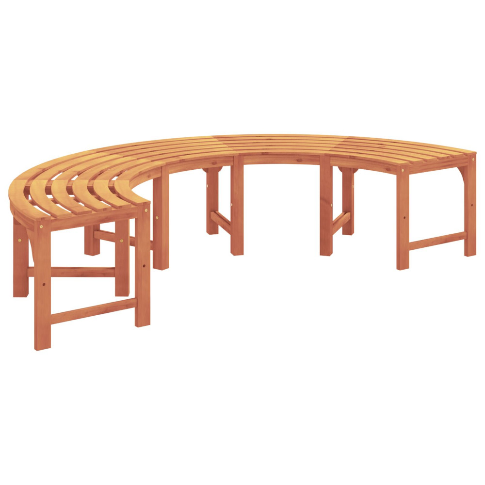 Produktbild för Trädbänk 2 pcs Naturfärg 160 x 80 x 45cm Massiv Eukalyptus Trä