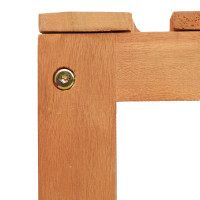 Produktbild för Trädbänk 2 pcs Naturfärg 160 x 80 x 45cm Massiv Eukalyptus Trä