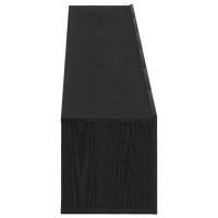 Produktbild för TV-bänkset 3 pcs Svart Ek 80 x 30 x 30 cm Konstruerat trä