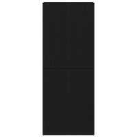 Produktbild för Väggmonterat skåp Väggmonterad 2 pcs Svart Ek 69,5 x 34 x 90 cm