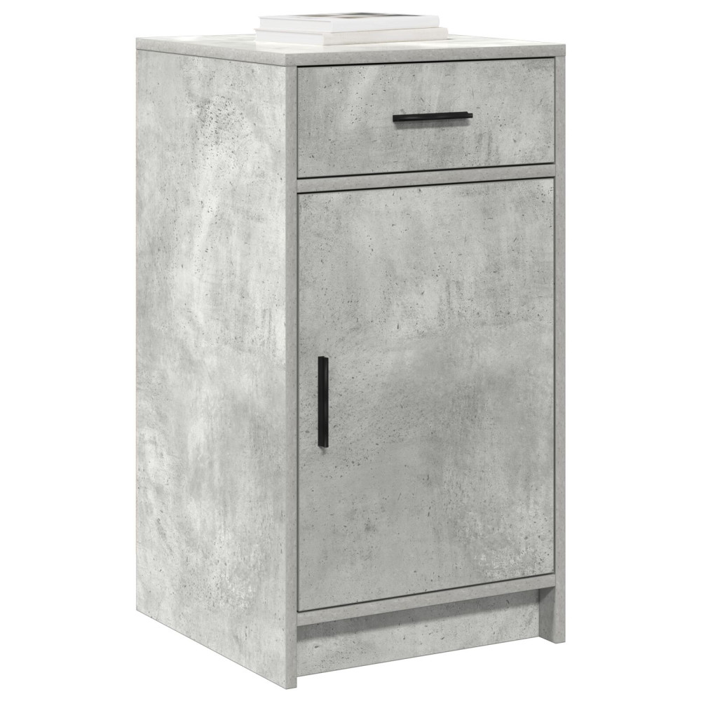 Produktbild för Smyckebord med låda 2 pcs Grå 50 x 41 x 135 cm Konstruerat trä
