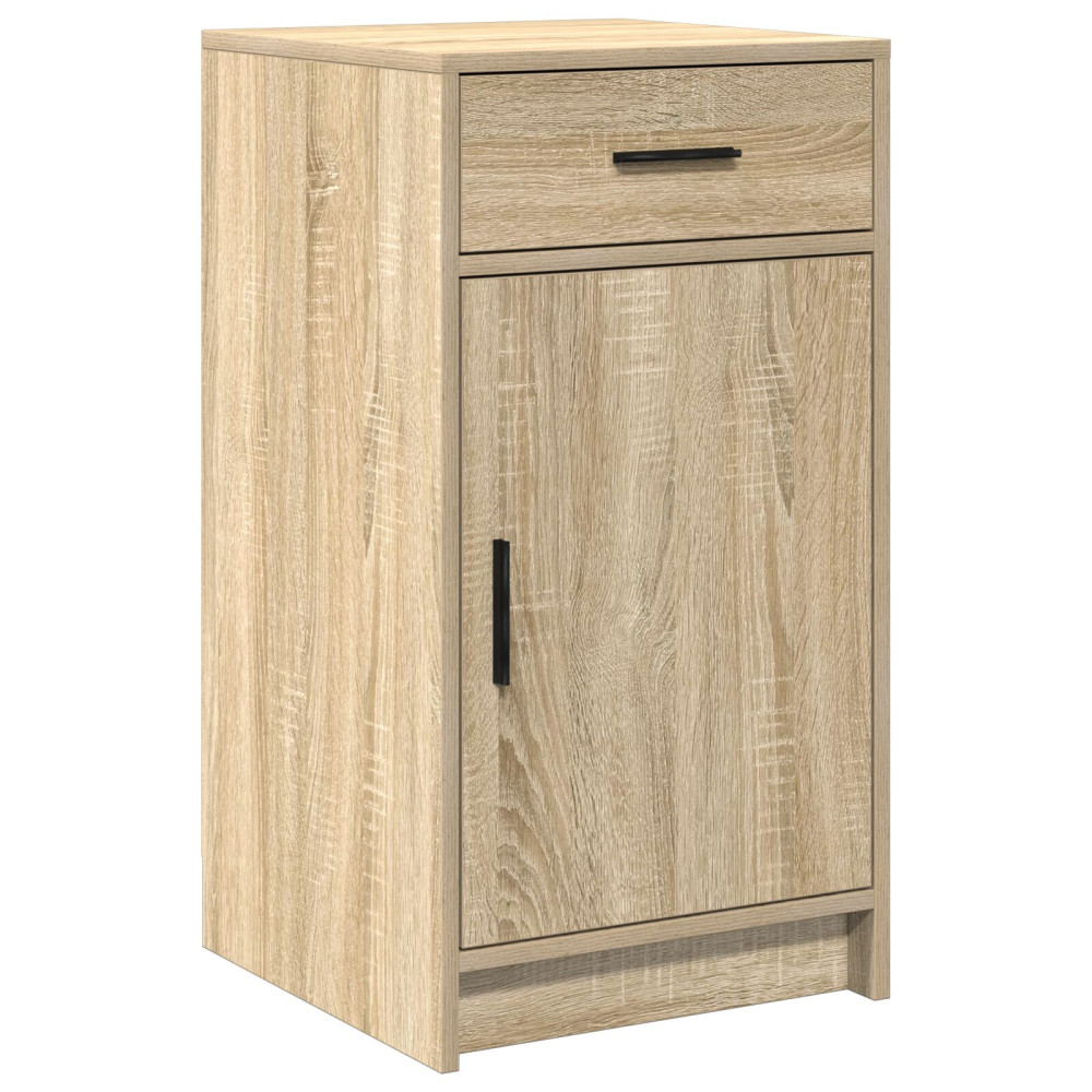 Produktbild för Smyckebord med låda Brun 50 x 41 x 135 cm Konstruerat trä