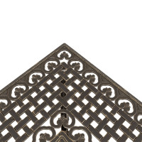 Produktbild för Trädgårdsbord Set 3 pcs Brons Gjutet Aluminium