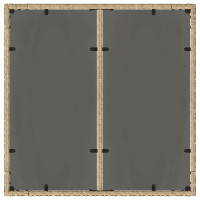 Produktbild för Trädgårdsmöbelset 5 pcs Beige konstrotting