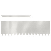Produktbild för Kant för gräsmatta 30 pcs Silver 100 x 0,05 x 30 cm