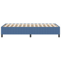 Produktbild för Plattform sängram Blå 100 x 200 cm Kordread tyg