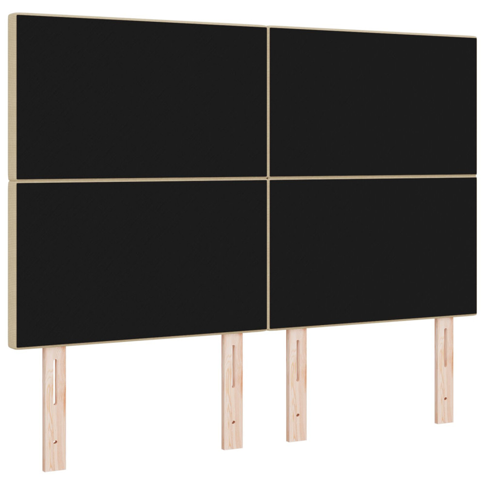 Produktbild för Huvudgavel Ljust gröngrå 144 cm Kordread tyg