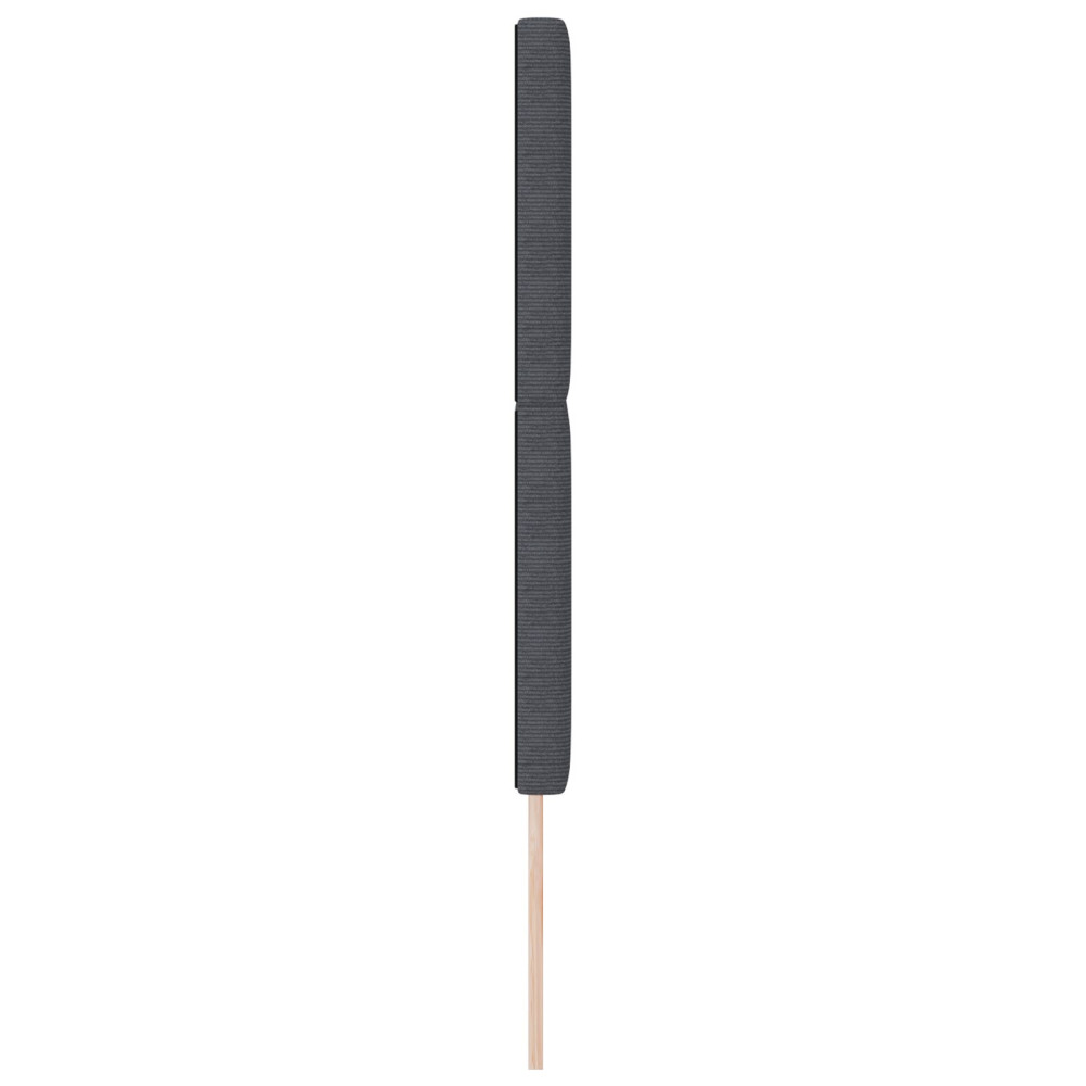 Produktbild för Huvudgavel Mörkgrå 160 cm Kordread tyg