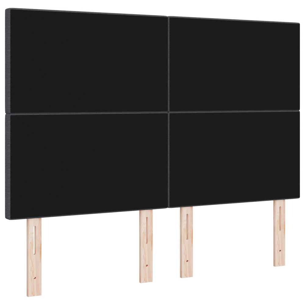 Produktbild för Huvudgavel Mörkgrå 160 cm Kordread tyg