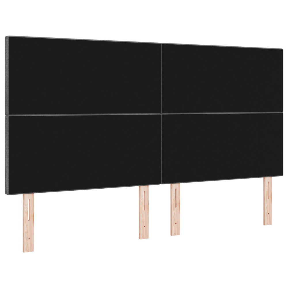 Produktbild för Huvudgavel Ljusgrå 180 cm Kordread tyg