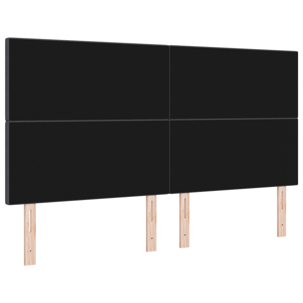 Produktbild för Huvudgavel Mörkgrå 180 cm Kordread tyg