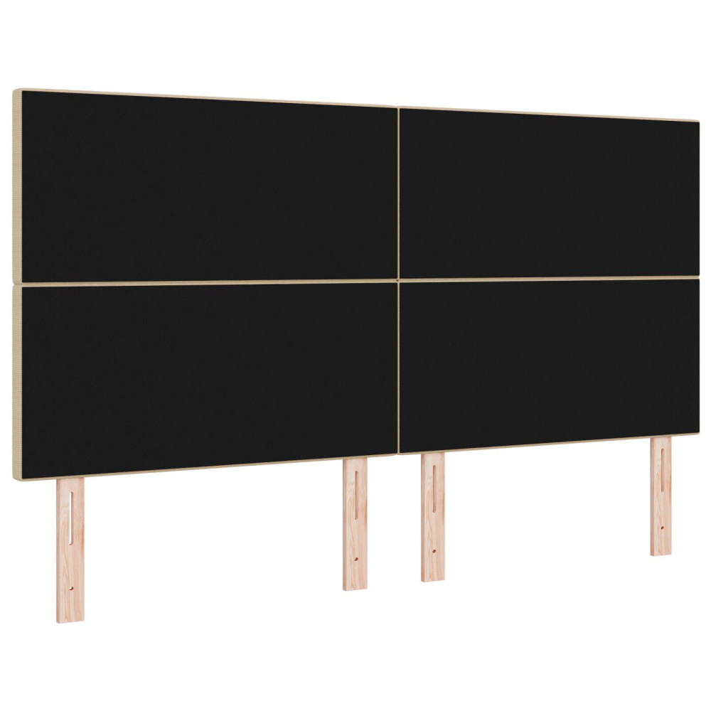 Produktbild för Huvudgavel Ljust gröngrå 180 cm Kordread tyg