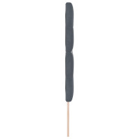 Produktbild för Huvudgavel Mörkgrå 144 cm Sammet