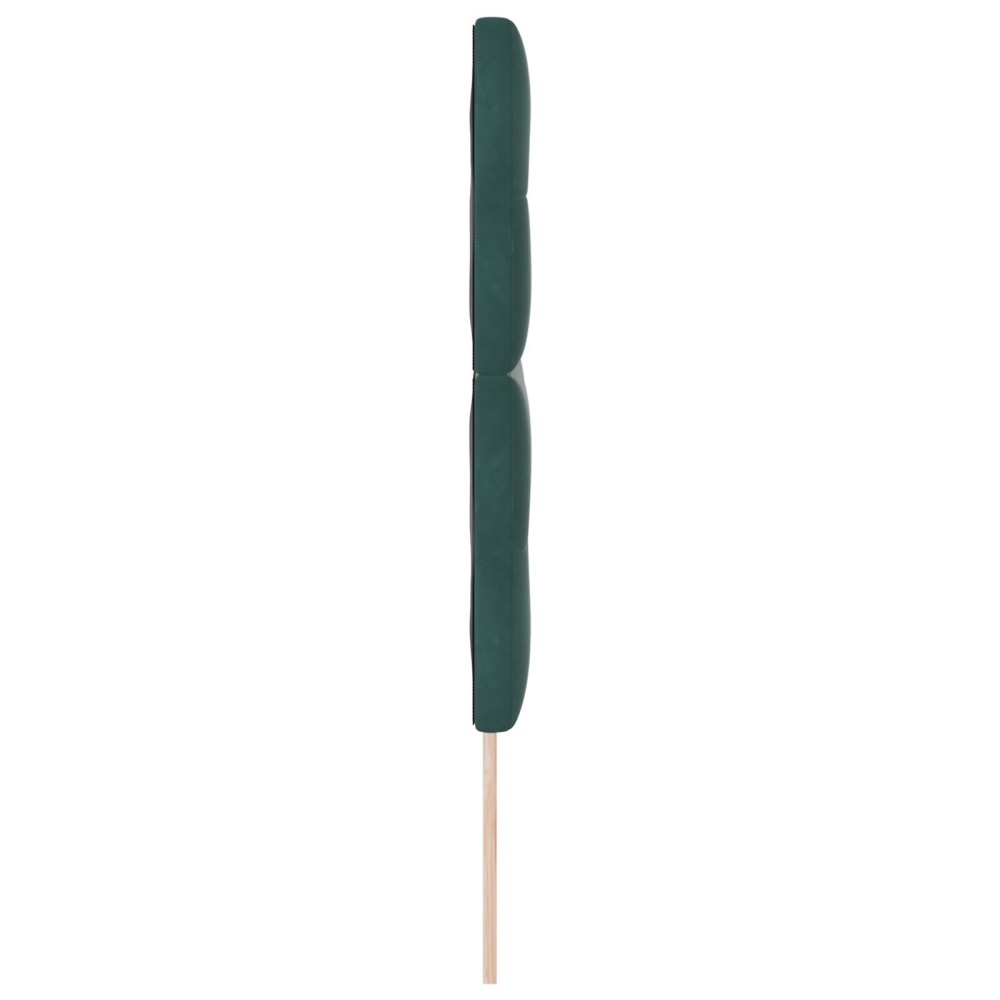 Produktbild för Huvudgavel Mörkgrön 144 cm Sammet