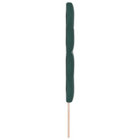 Produktbild för Huvudgavel Mörkgrön 144 cm Sammet