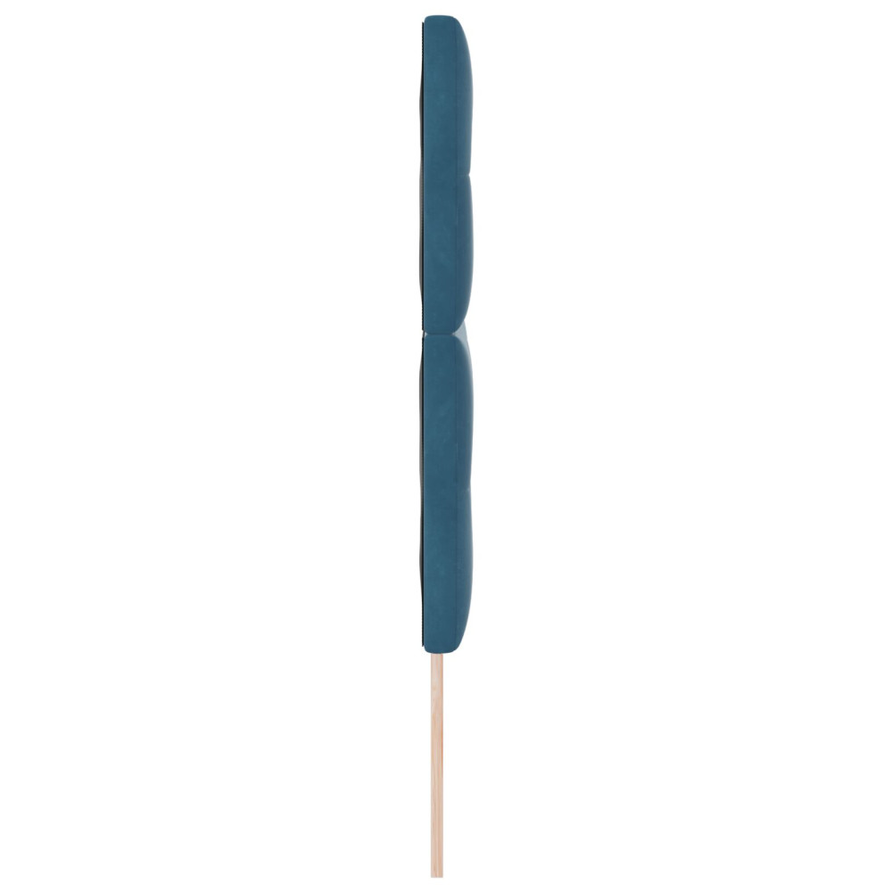 Produktbild för Huvudgavel Mörkblå 144 cm Sammet